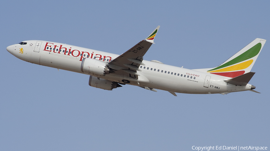 Ethiopian Airlines Boeing 737-8 MAX (ET-AWJ) | Photo 538349