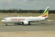 Ethiopian Airlines Boeing 737-8 MAX (ET-BAN) at  Victoria Falls, Zimbabwe
