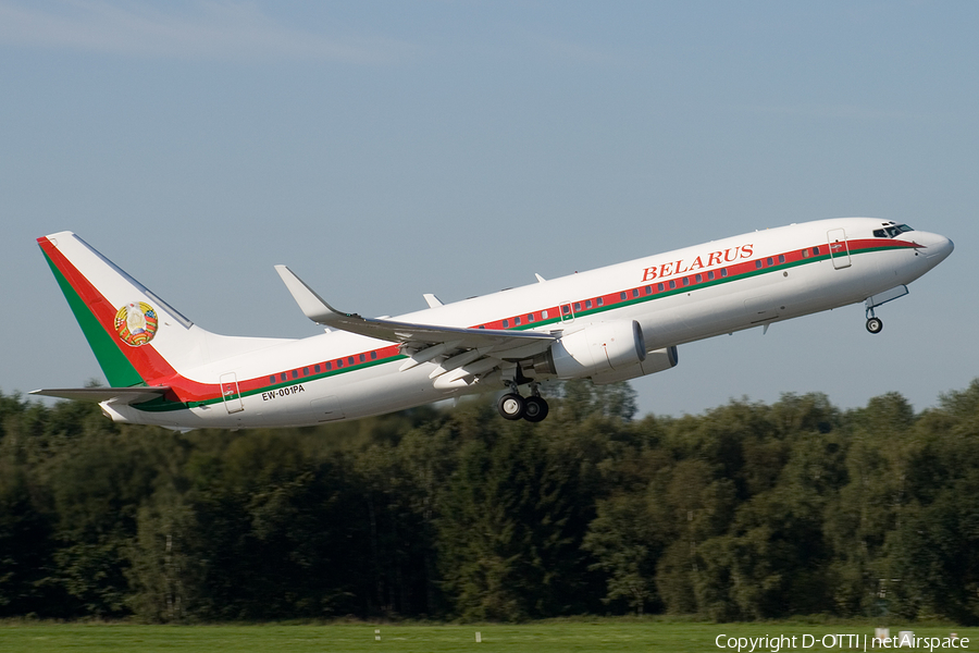 Belarusian Government Boeing 737-8EV(BBJ2) (EW-001PA) | Photo 174329