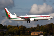 Belarusian Government Boeing 737-8EV(BBJ2) (EW-001PA) at  Hamburg - Fuhlsbuettel (Helmut Schmidt), Germany