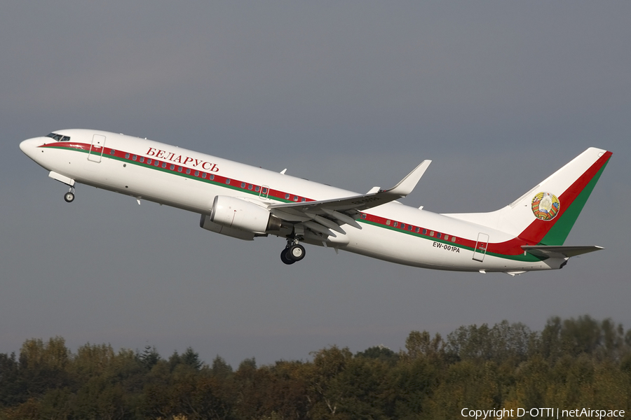 Belarusian Government Boeing 737-8EV(BBJ2) (EW-001PA) | Photo 419726