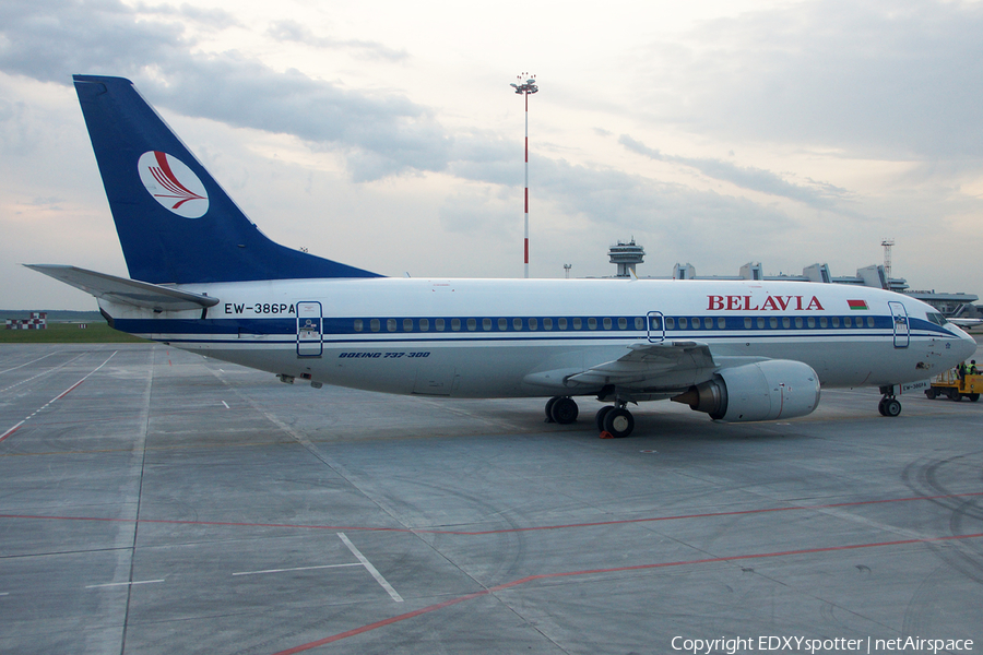 Belavia Belarus Airlines Boeing 737-3K2 (EW-386PA) | Photo 344763