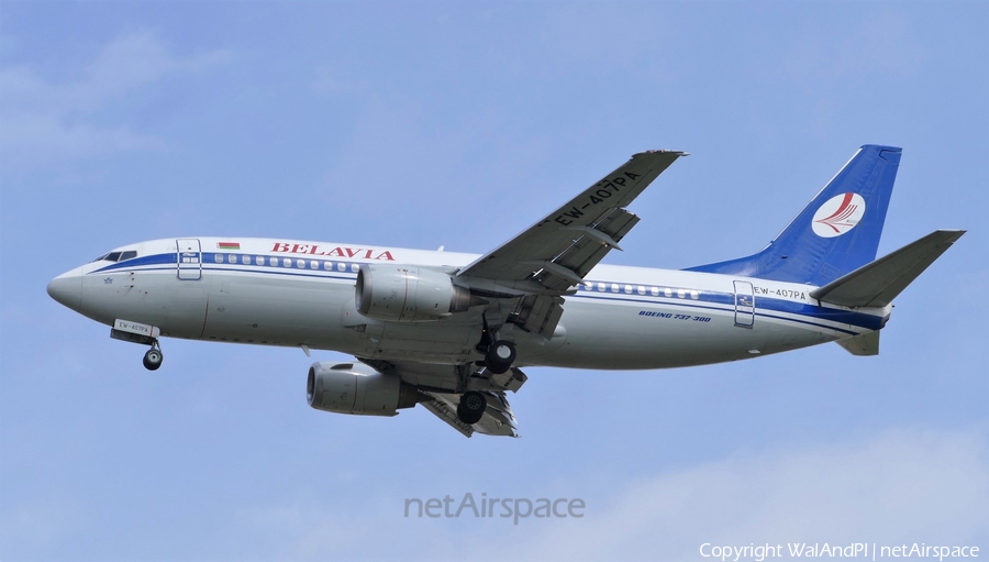 Belavia Belarus Airlines Boeing 737-36M (EW-407PA) | Photo 444518