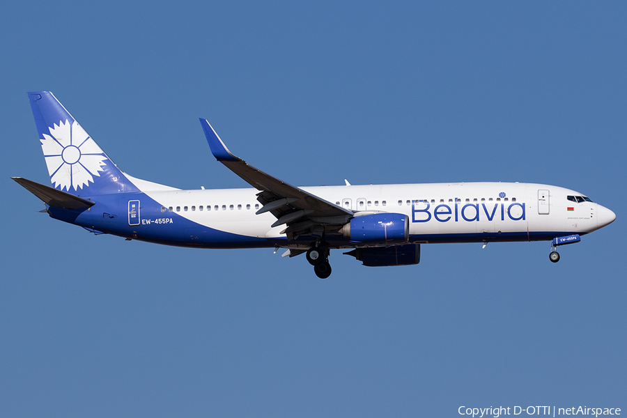 Belavia Belarus Airlines Boeing 737-8ZM (EW-455PA) | Photo 639047