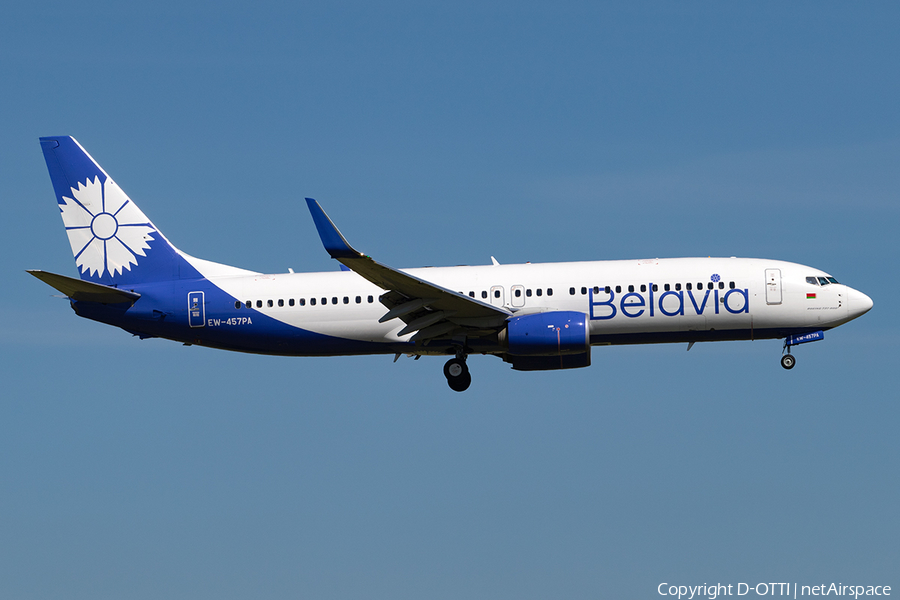 Belavia Belarus Airlines Boeing 737-8ZM (EW-457PA) | Photo 389010