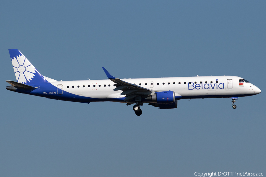 Belavia Belarus Airlines Embraer ERJ-195LR (ERJ-190-200LR) (EW-513PO) | Photo 309356