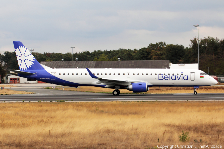 Belavia Belarus Airlines Embraer ERJ-195LR (ERJ-190-200LR) (EW-514PO) | Photo 265161