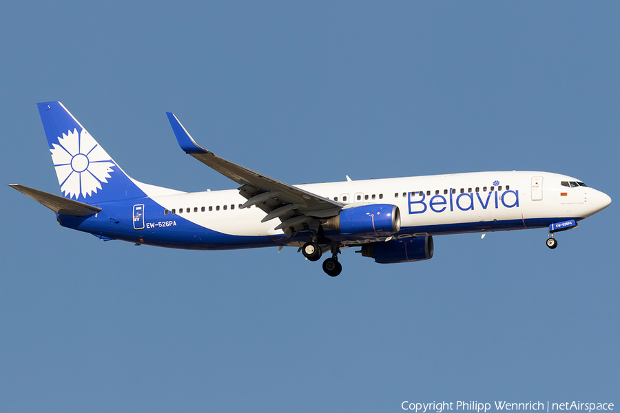 Belavia Belarus Airlines Boeing 737-86N (EW-526PA) | Photo 333925