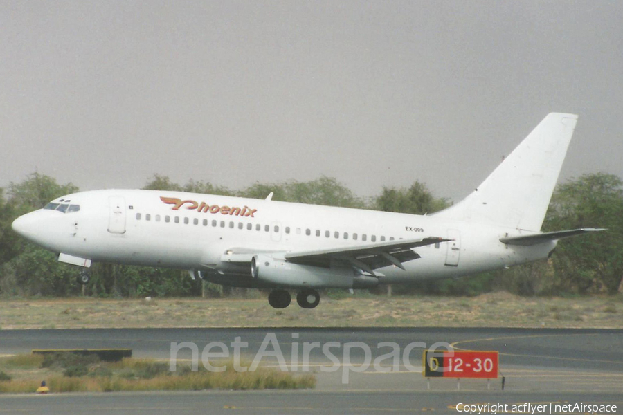 Phoenix Aviation Boeing 737-219(Adv) (EX-009) | Photo 412794