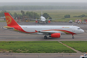 Air Bishkek Airbus A320-231 (EX-32002) at  Moscow - Domodedovo, Russia
