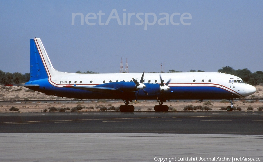Phoenix Aviation Ilyushin Il-18D (EX-405) | Photo 396893