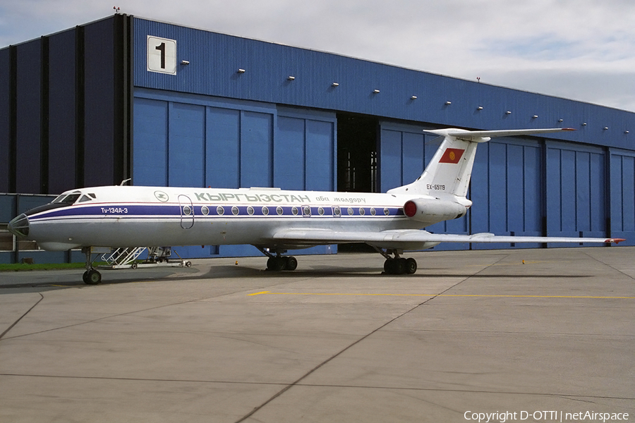 Kyrgyzstan Airlines Tupolev Tu-134A-3 (EX-65119) | Photo 185058