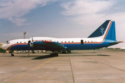 Phoenix Aviation Ilyushin Il-18Gr (EX-75905) at  Sharjah - International, United Arab Emirates