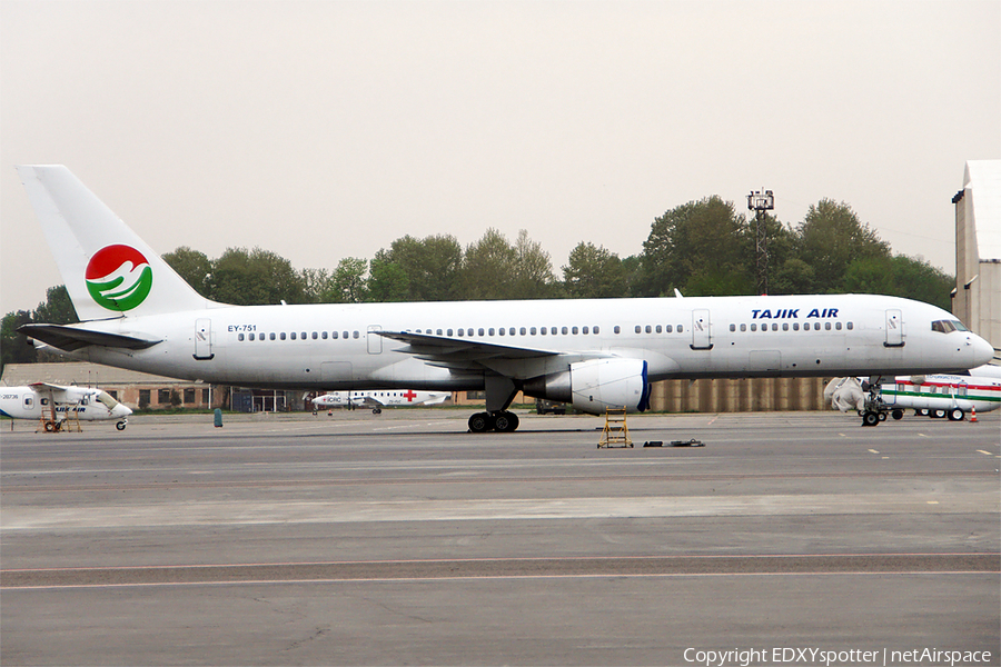 Tajik Air Boeing 757-2Q8 (EY-751) | Photo 275042