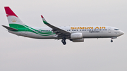 Somon Air Tajikistan Boeing 737-8GJ (EY-777) at  Dusseldorf - International, Germany