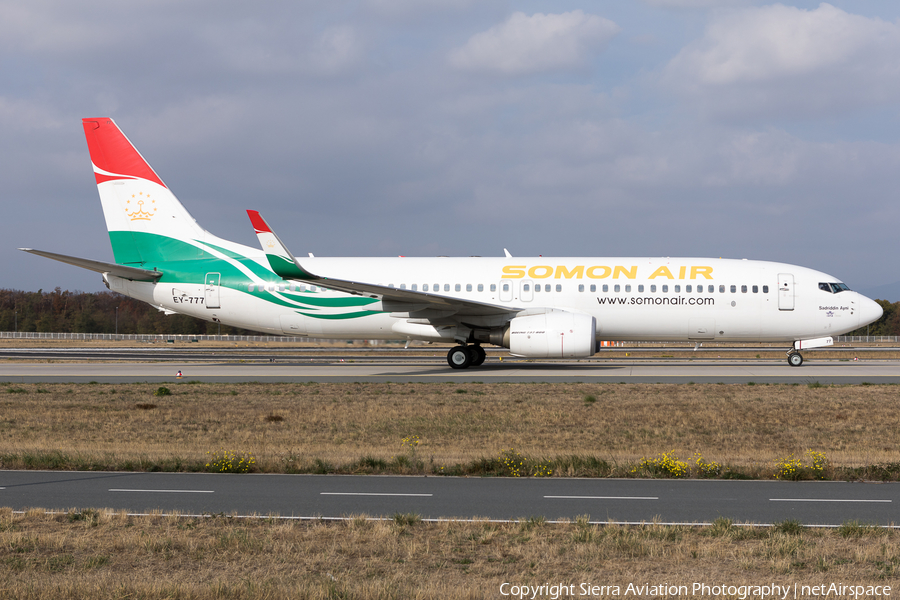 Somon Air Tajikistan Boeing 737-8GJ (EY-777) | Photo 330548