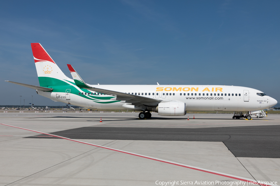 Somon Air Tajikistan Boeing 737-8GJ (EY-777) | Photo 330671