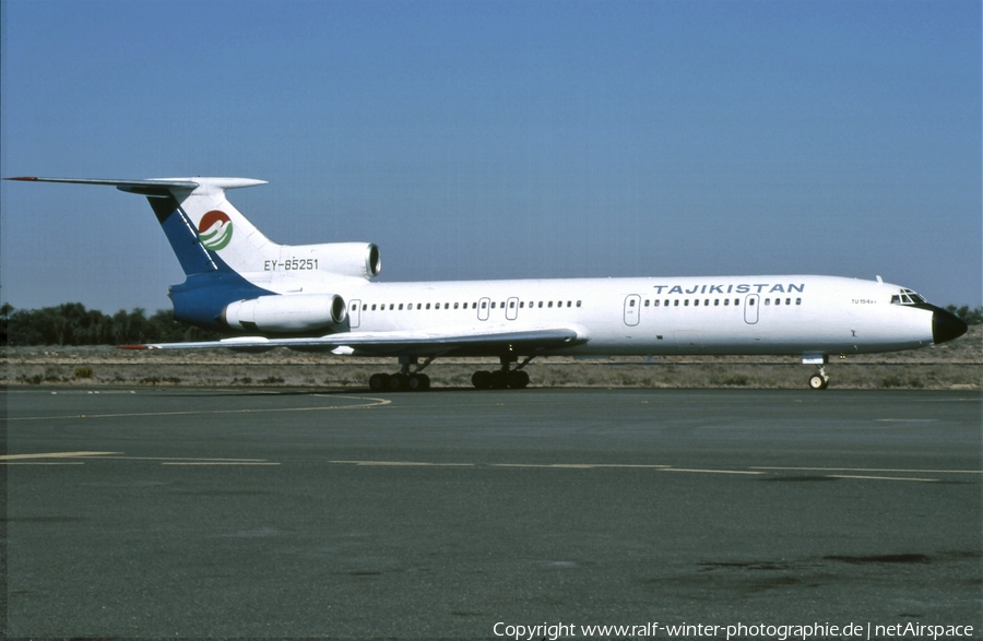 Tajikistan Airlines Tupolev Tu-154B-1 (EY-85251) | Photo 458085