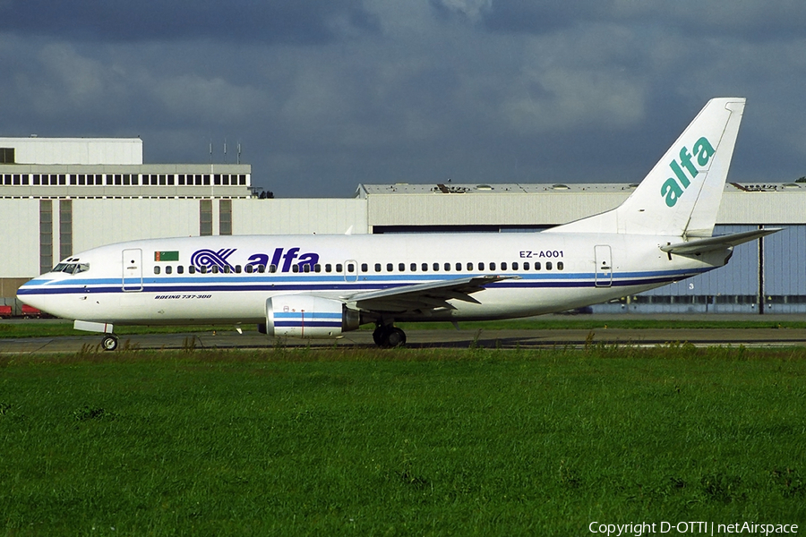 Air Alfa Boeing 737-341 (EZ-A001) | Photo 333191