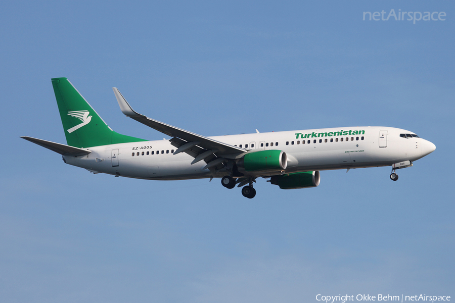 Turkmenistan Airlines Boeing 737-82K (EZ-A005) | Photo 39487