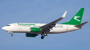 Turkmenistan Airlines Boeing 737-72K (EZ-A008) at  Dubai - International, United Arab Emirates