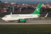 Turkmenistan Airlines Boeing 737-72K (EZ-A008) at  Istanbul - Ataturk, Turkey