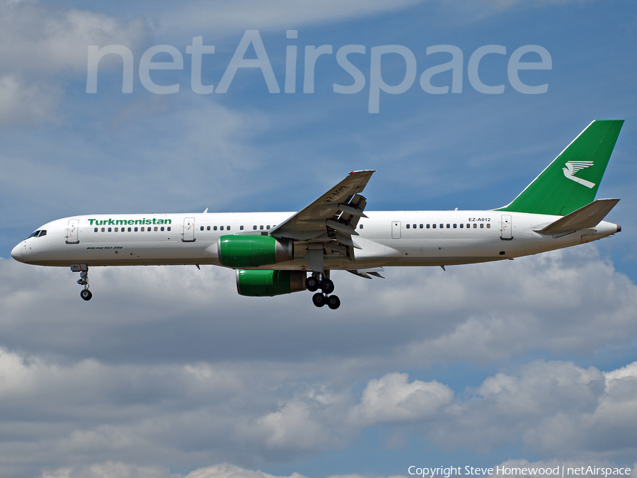 Turkmenistan Airlines Boeing 757-22K (EZ-A012) | Photo 50211