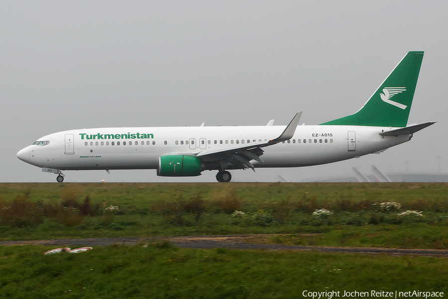 Turkmenistan Airlines Boeing 737-8K2 (EZ-A015) | Photo 89392