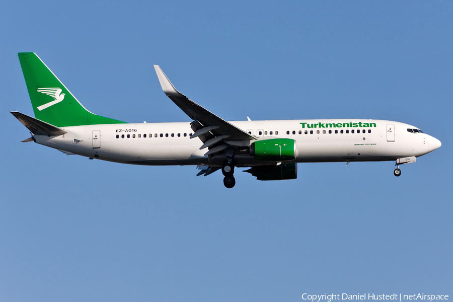 Turkmenistan Airlines Boeing 737-82K (EZ-A016) | Photo 494732