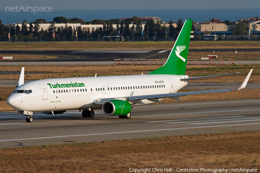 Turkmenistan Airlines Boeing 737-82K (EZ-A016) | Photo 33557