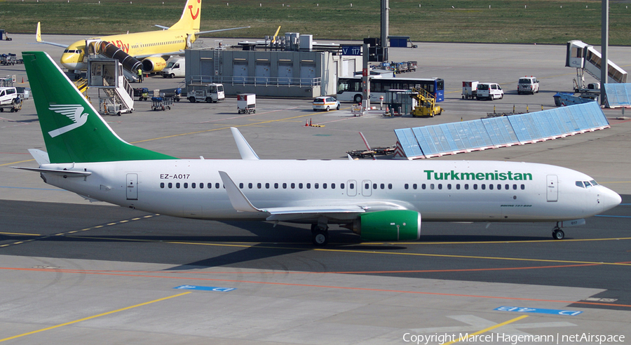 Turkmenistan Airlines Boeing 737-82K (EZ-A017) | Photo 104400