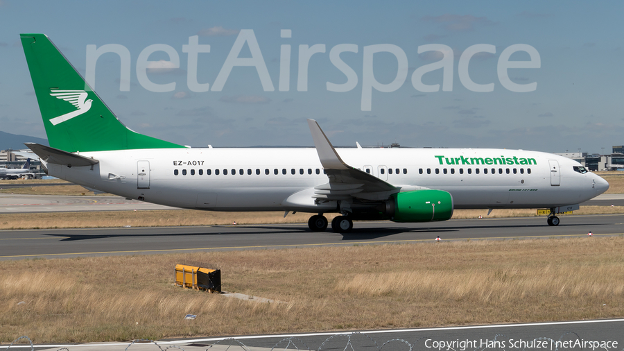 Turkmenistan Airlines Boeing 737-82K (EZ-A017) | Photo 176004