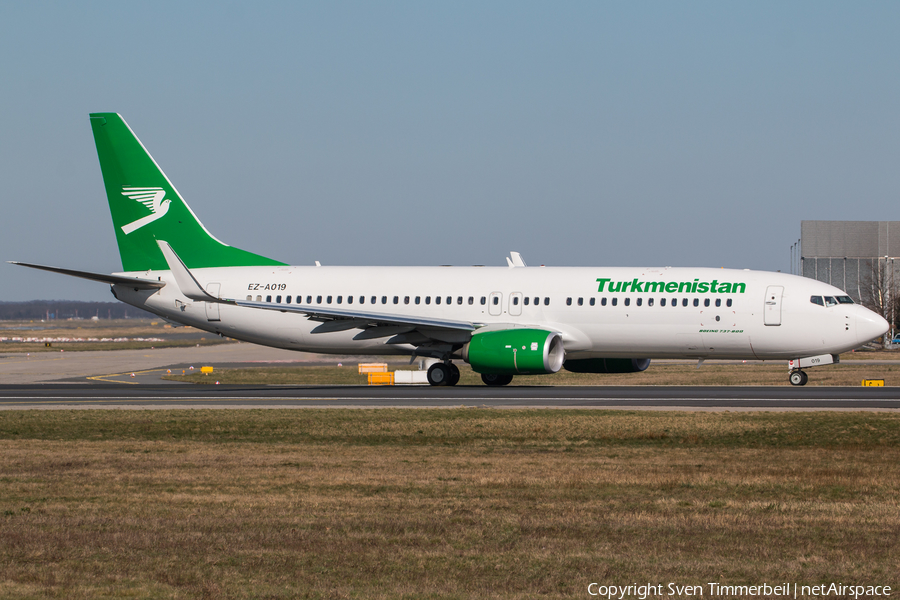 Turkmenistan Airlines Boeing 737-82K (EZ-A019) | Photo 237119