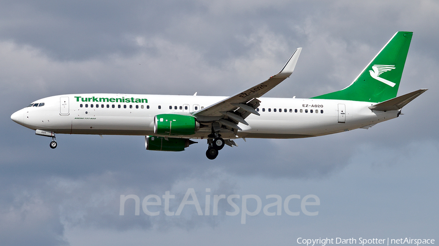 Turkmenistan Airlines Boeing 737-82K (EZ-A020) | Photo 259650