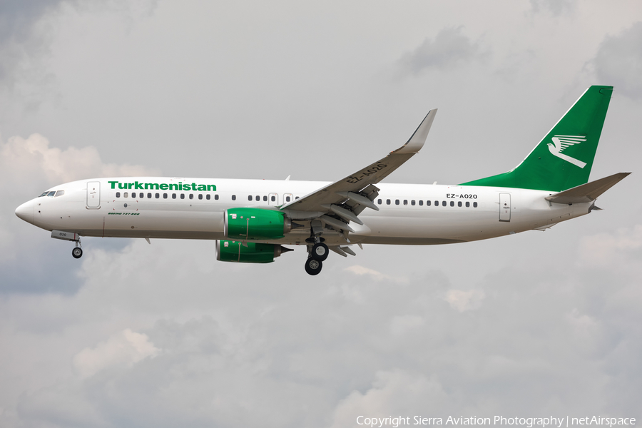 Turkmenistan Airlines Boeing 737-82K (EZ-A020) | Photo 330672