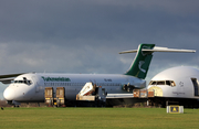 Turkmenistan Airlines Boeing 717-22K (EZ-A101) at  Cotswold / Kemble, United Kingdom