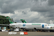 Turkmenistan Airlines Boeing 717-22K (EZ-A106) at  Cotswold / Kemble, United Kingdom