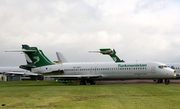 Turkmenistan Airlines Boeing 717-22K (EZ-A107) at  Cotswold / Kemble, United Kingdom