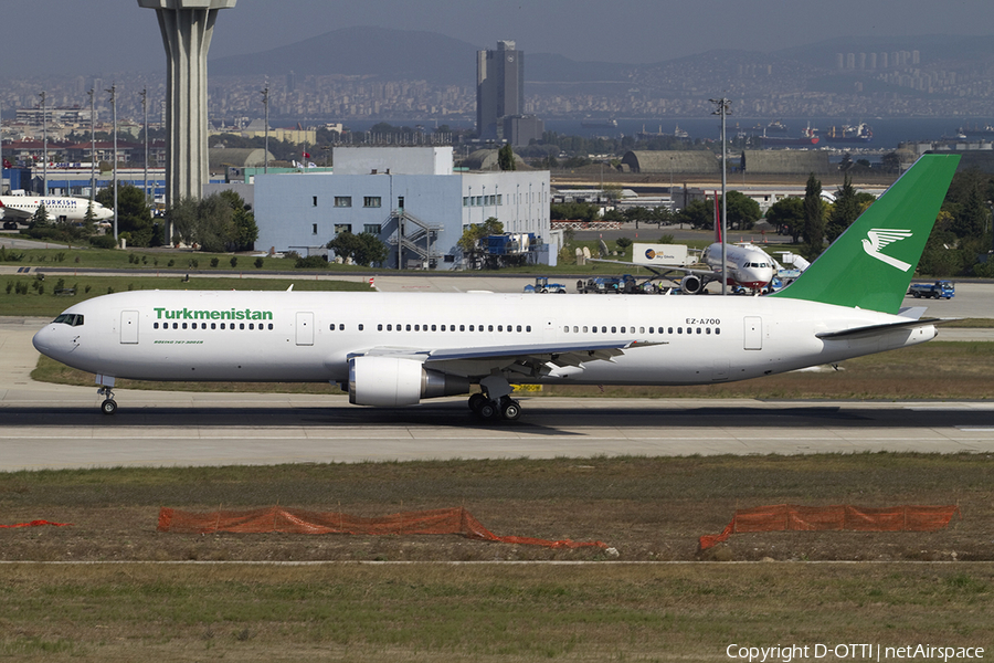 Turkmenistan Airlines Boeing 767-32K(ER) (EZ-A700) | Photo 317236
