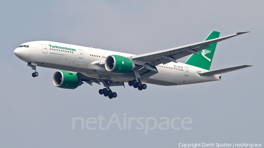 Turkmenistan Airlines Boeing 777-22K(LR) (EZ-A778) | Photo 318567