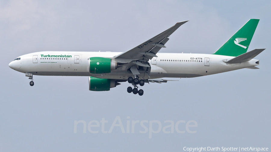 Turkmenistan Airlines Boeing 777-22K(LR) (EZ-A778) | Photo 318568