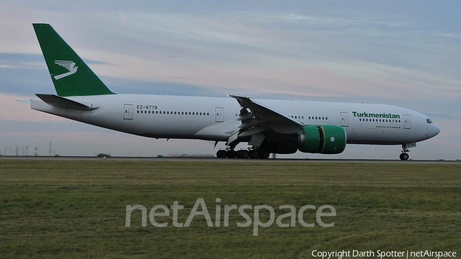 Turkmenistan Airlines Boeing 777-22K(LR) (EZ-A778) | Photo 220672