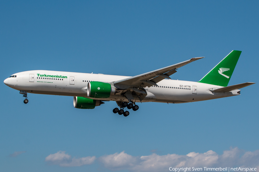 Turkmenistan Airlines Boeing 777-22K(LR) (EZ-A778) | Photo 467262