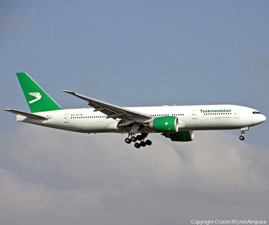 Turkmenistan Airlines Boeing 777-22K(LR) (EZ-A778) | Photo 302465