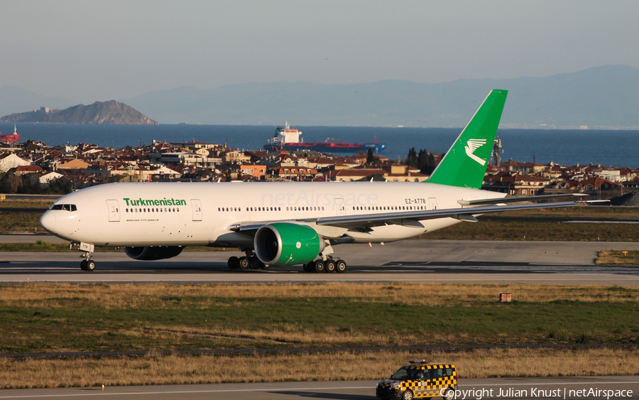 Turkmenistan Airlines Boeing 777-22K(LR) (EZ-A778) | Photo 73078