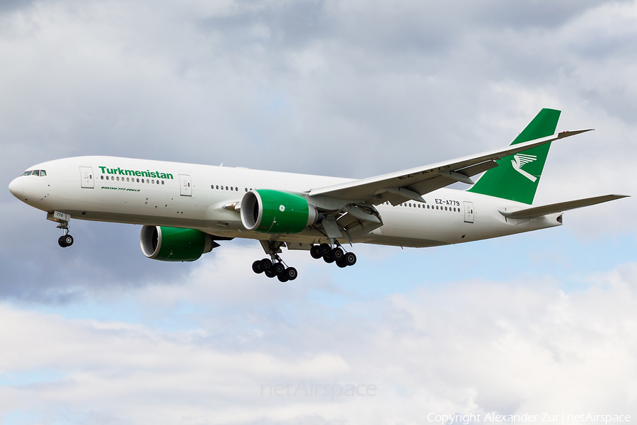 Turkmenistan Airlines Boeing 777-22K(LR) (EZ-A779) | Photo 83392