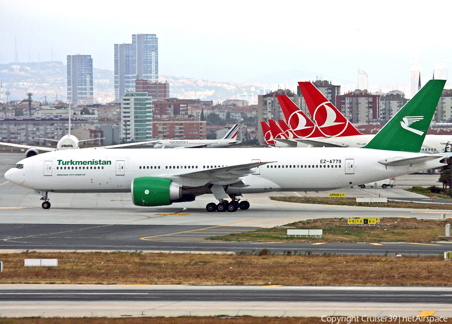 Turkmenistan Airlines Boeing 777-22K(LR) (EZ-A779) | Photo 195445