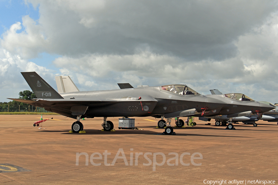 Royal Netherlands Air Force Lockheed Martin F-35A Lightning II (F-019) | Photo 582582