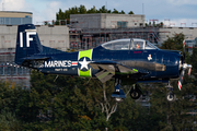 (Private) North American T-28C Trojan (F-AZHN) at  Hamburg - Fuhlsbuettel (Helmut Schmidt), Germany