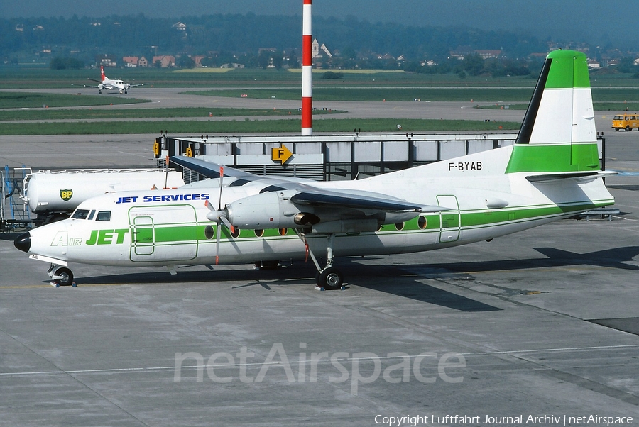 Air Jet Fokker F27-600 Friendship (F-BYAB) | Photo 398597